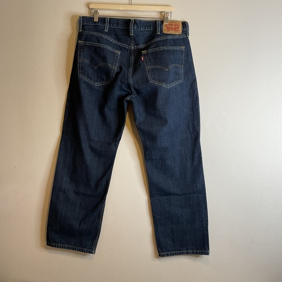 Levi’s 559 Relaxed Straight Men's Dark Wash Blue Jean 100% Cotton Size 38x30‎ - Picture 1 of 7